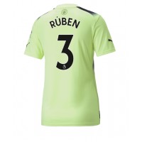 Fotbalové Dres Manchester City Ruben Dias #3 Dámské Alternativní 2022-23 Krátký Rukáv